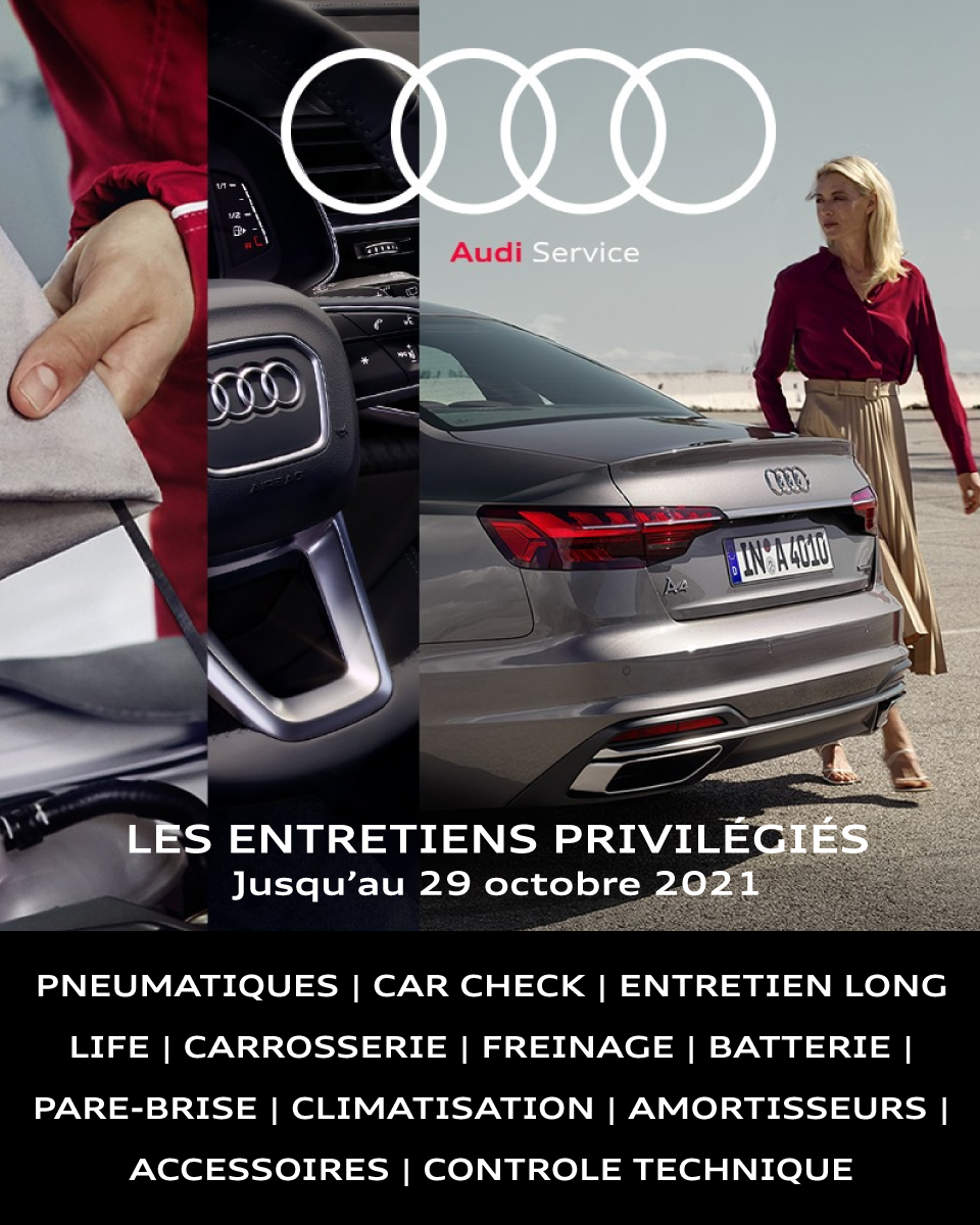 Accessoires d'Origine Audi® À partir de 30 € offerts dès 200 € TTC